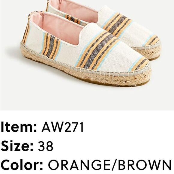 NWT J CREW ESPADRILLE Slip On - Picture 2 of 6